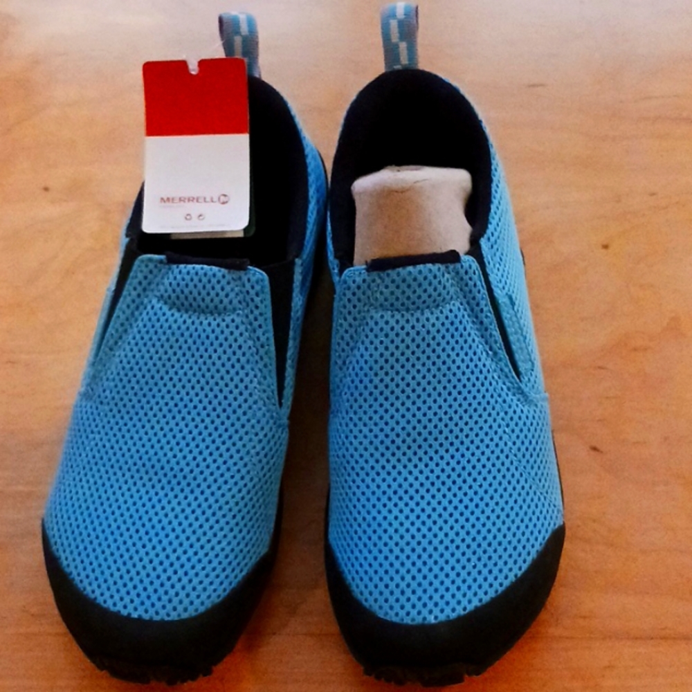 Merrill Turquoise Mesh Mules, NWT, Women's Size 7.5 US